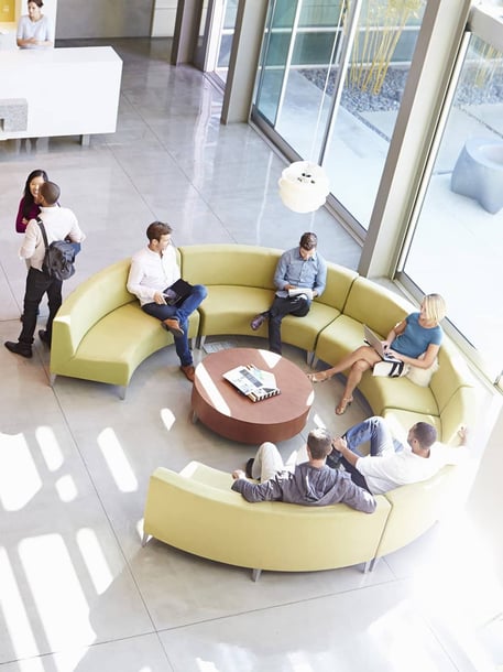 Employees in office